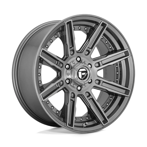 Fuel Off-Road Aluminum Wheels 20X9 Rogue Platinum D710 Brushed Gunmetal