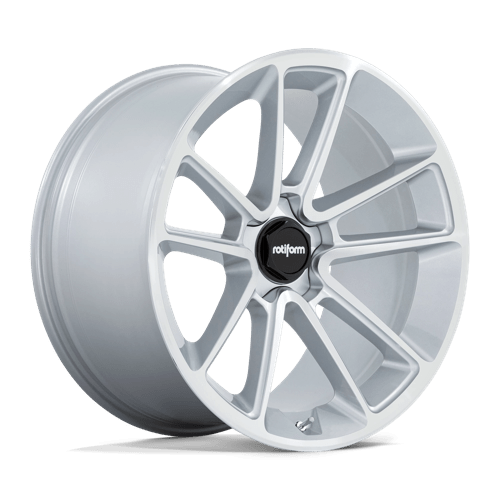 Rotiform R192 Btl 21X10.5 5X112 +30MM Gloss Silver W/ Machined Face