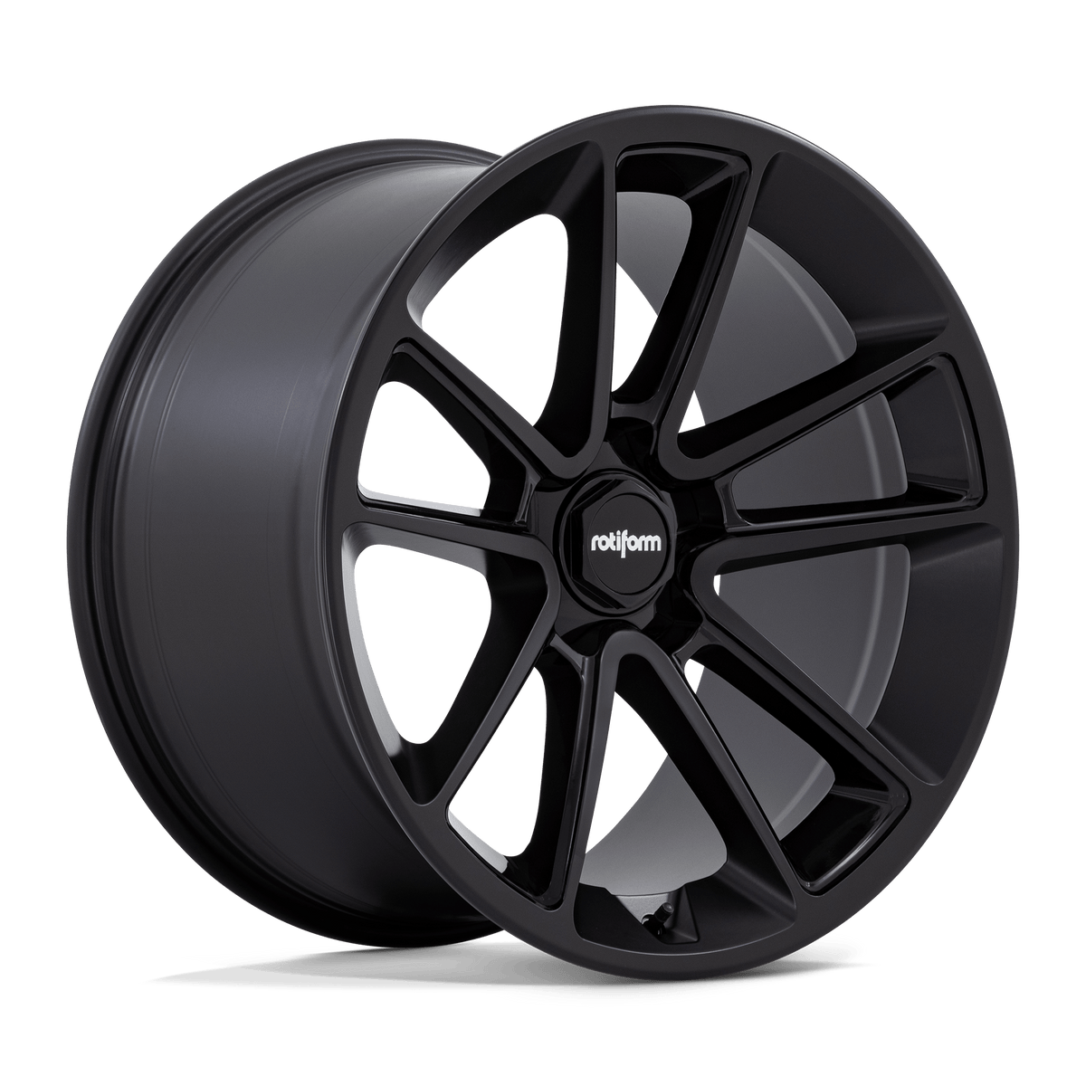 Rotiform R194 Btl 22X12 5X120 +15MM Matte Black W/ Black Cap