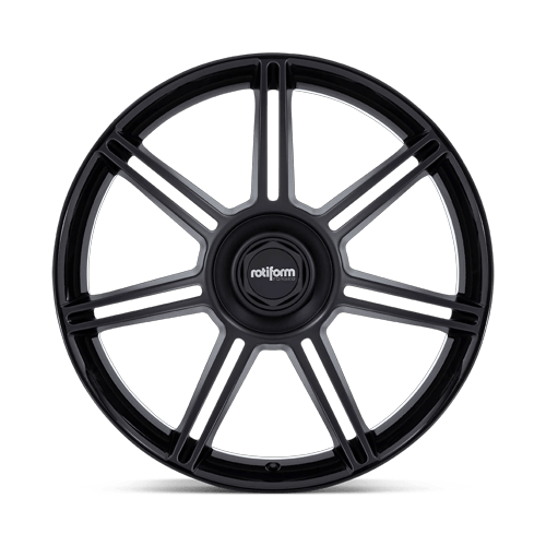 Rotiform Fra 22X10 5X130 +56MM Gloss Black W/ M-Black Spokes