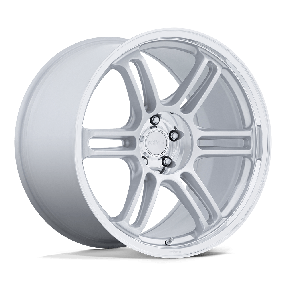 Rotiform Rc209 Rps 18X8.5 5X114.3 +35MM Matte Silver W/ Diamond Cut Li