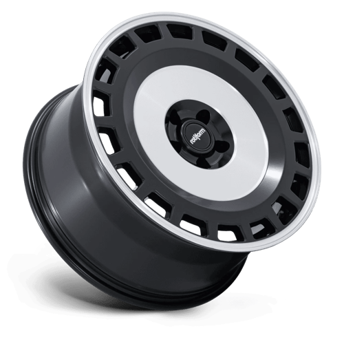 Rotiform Rc213 Zbf 18X8.5 5X114.3 +22MM Matte Black W/ Machined Face