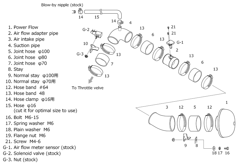 HKS Racing Suction Specification Vehicle Type: Cba-Ncec - 70020-AZ108