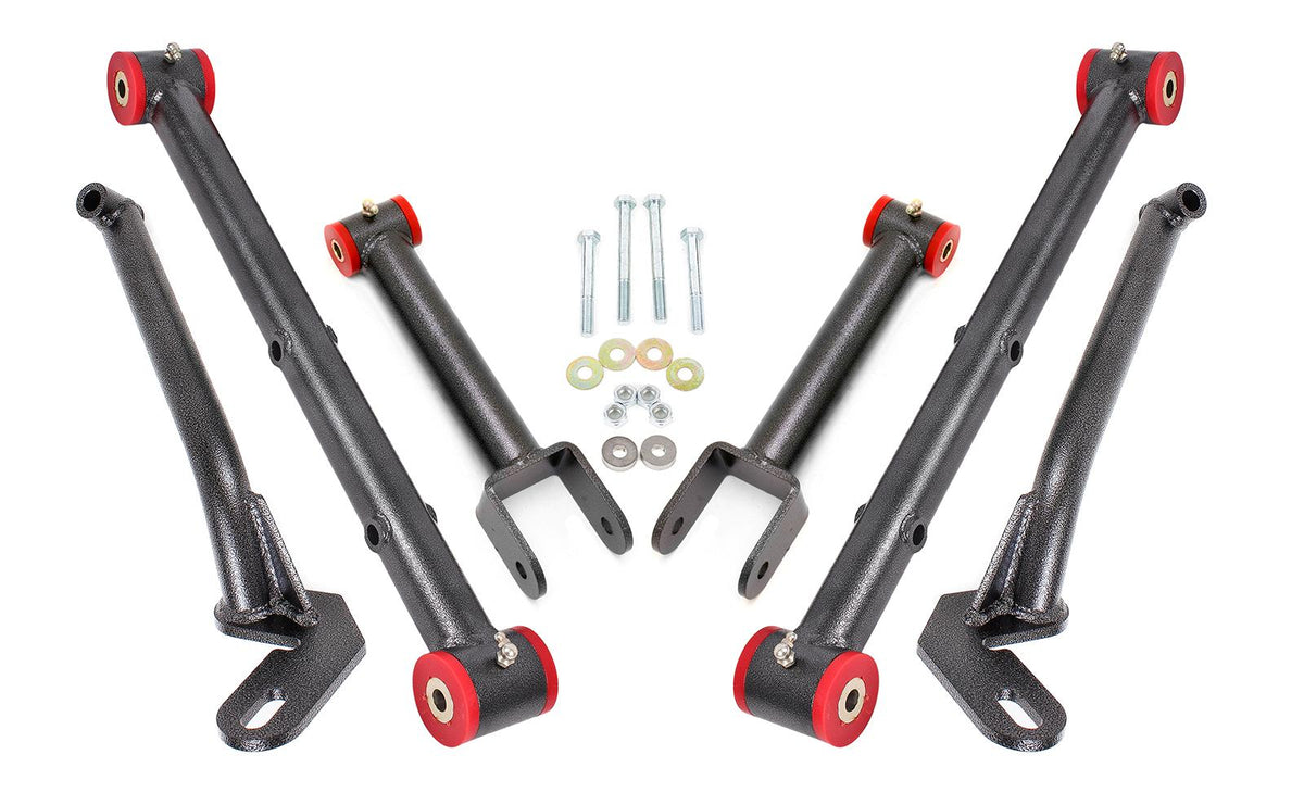 BMR 78-87 G-Body Rear Suspension Kit Non-Adjustable Black Hammertone - RSK466H