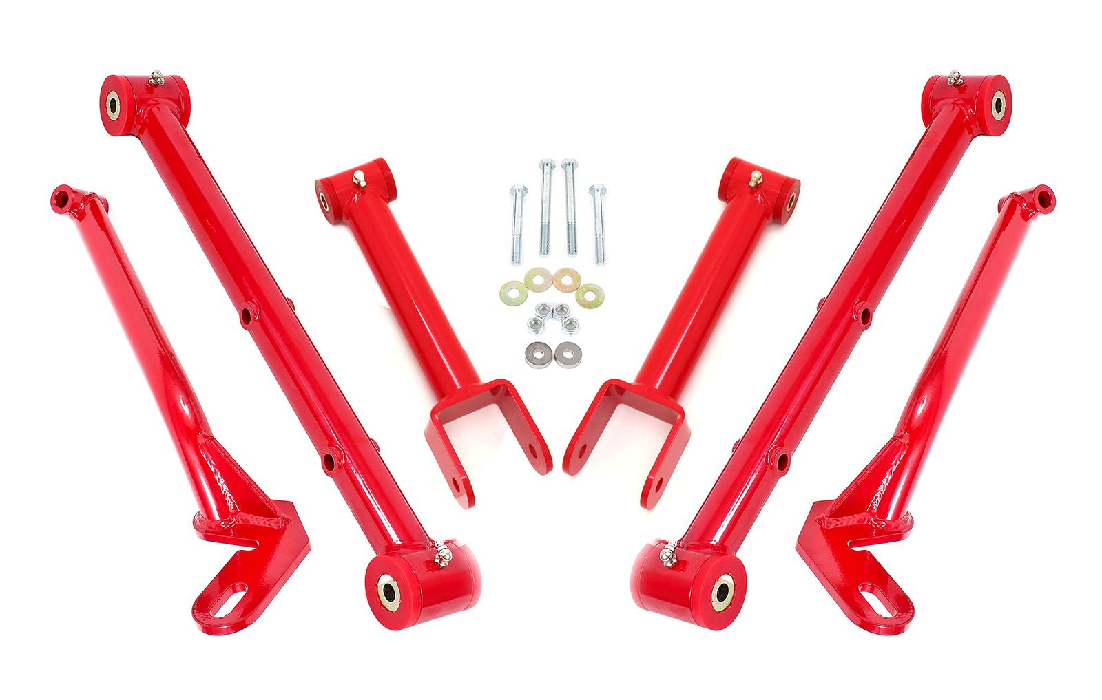 BMR 78-87 G-Body Rear Suspension Kit Non-Adjustable Red - RSK466R for 1978-1987 Buick Regal - front view