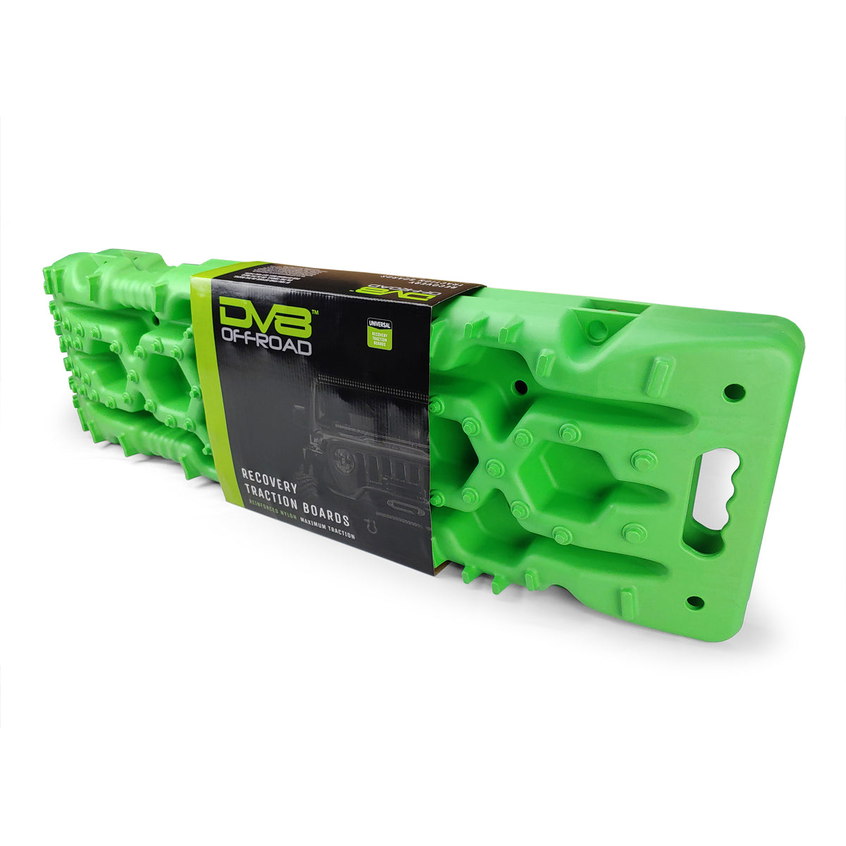 DV8 Offroad - Traction Boards with Bag; Green; Pair - RTB1-01GN