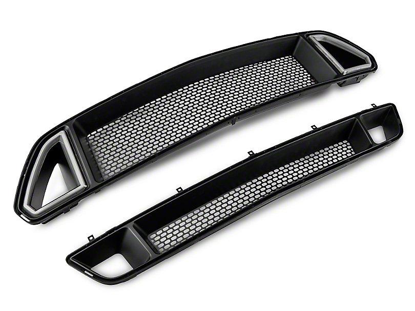 RTR Vehicles - RTR Grille w/ LED Accent Vent Lights (15-17 Mustang - GT, EcoBoost, V6)