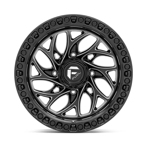 Fuel Off-Road Aluminum Wheels 15X10 Runner Utv D741 Gloss Black Milled