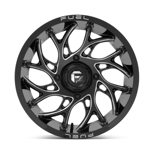 Fuel Off-Road Aluminum Wheels 18X7 Runner Utv D741 Gloss Black Milled