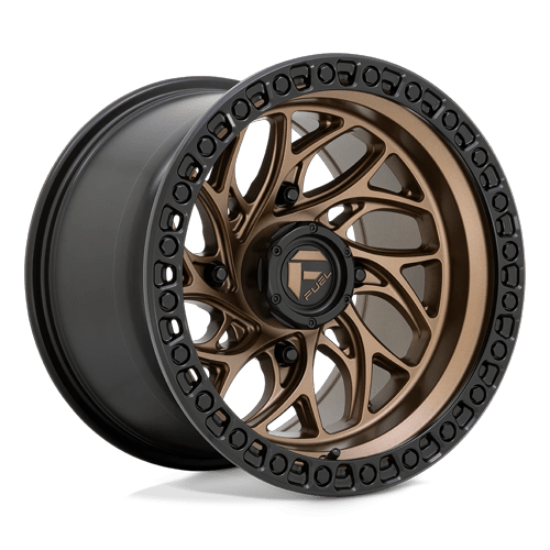 Fuel Off-Road Aluminum Wheels 15X10 Runner Utv D777 Bronze W/ Black Ring