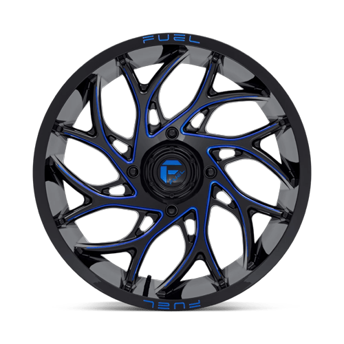 Fuel Off-Road D778 18X7 Gloss Black Milled W/ Candy Blue Tint 4x137 +13mm