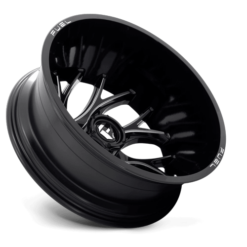 Fuel Off-Road D741 22X8.25 Gloss Black Milled 8x165.1 -265mm