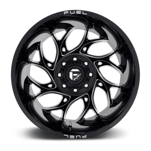 Fuel Off-Road D741 22X8.25 Gloss Black Milled 8x165.1 -265mm