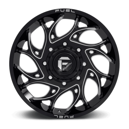 Fuel Off-Road D741 22X8.25 Gloss Black Milled 8x210 +105mm