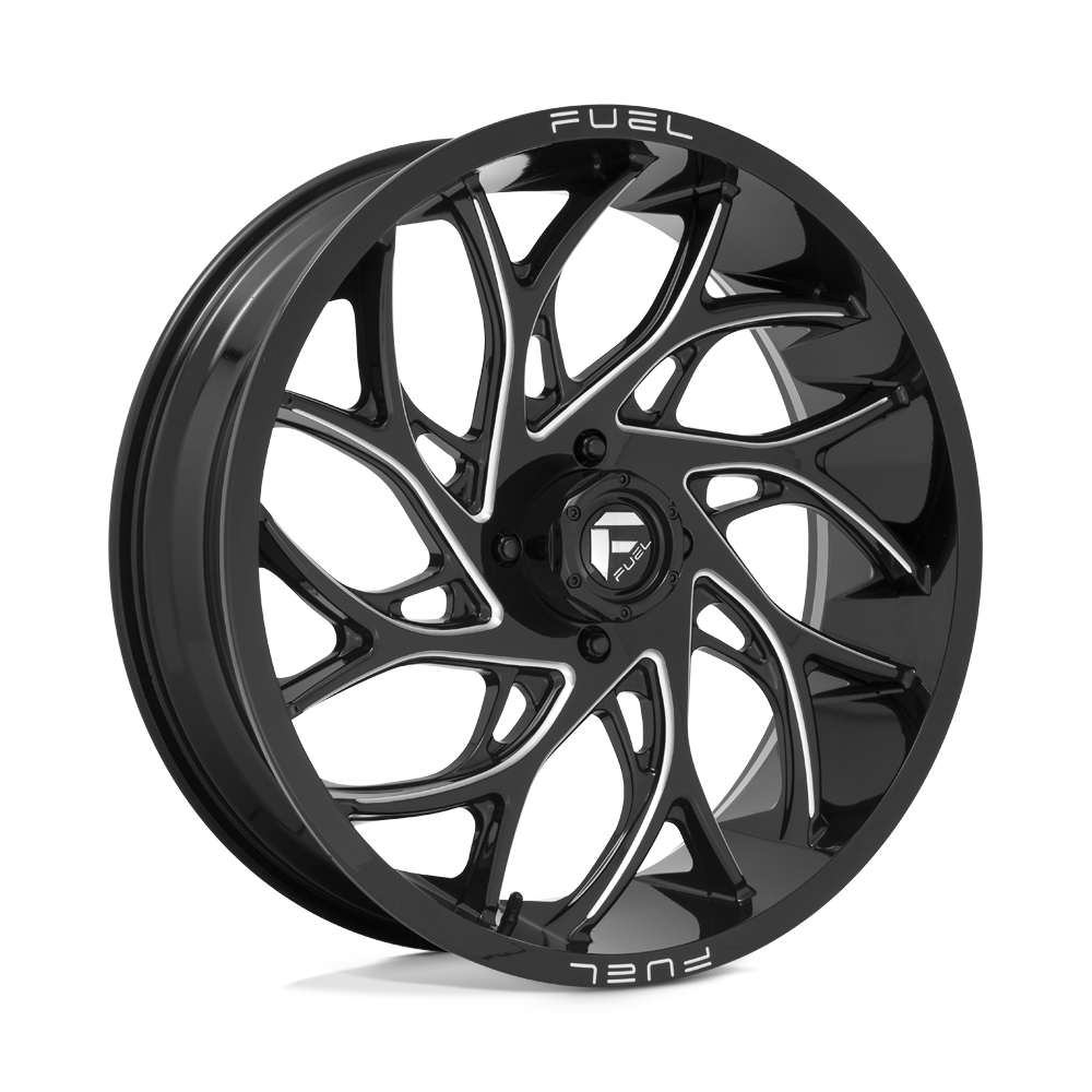 Fuel Off-Road D741 22X7 Gloss Black Milled 4x137 +13mm