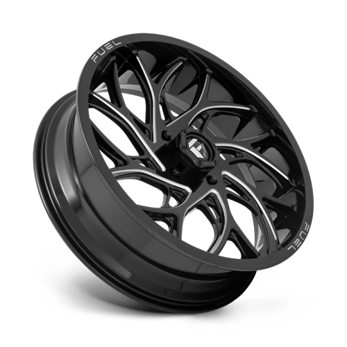 Fuel Off-Road D741 22X7 Gloss Black Milled 4x156 +13mm