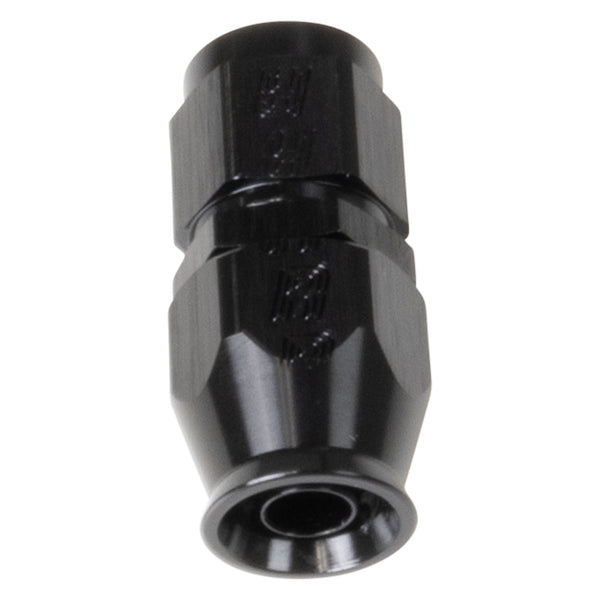 Russell Black Straight -6 Pro Ptfe Hose End - 550503 - front view