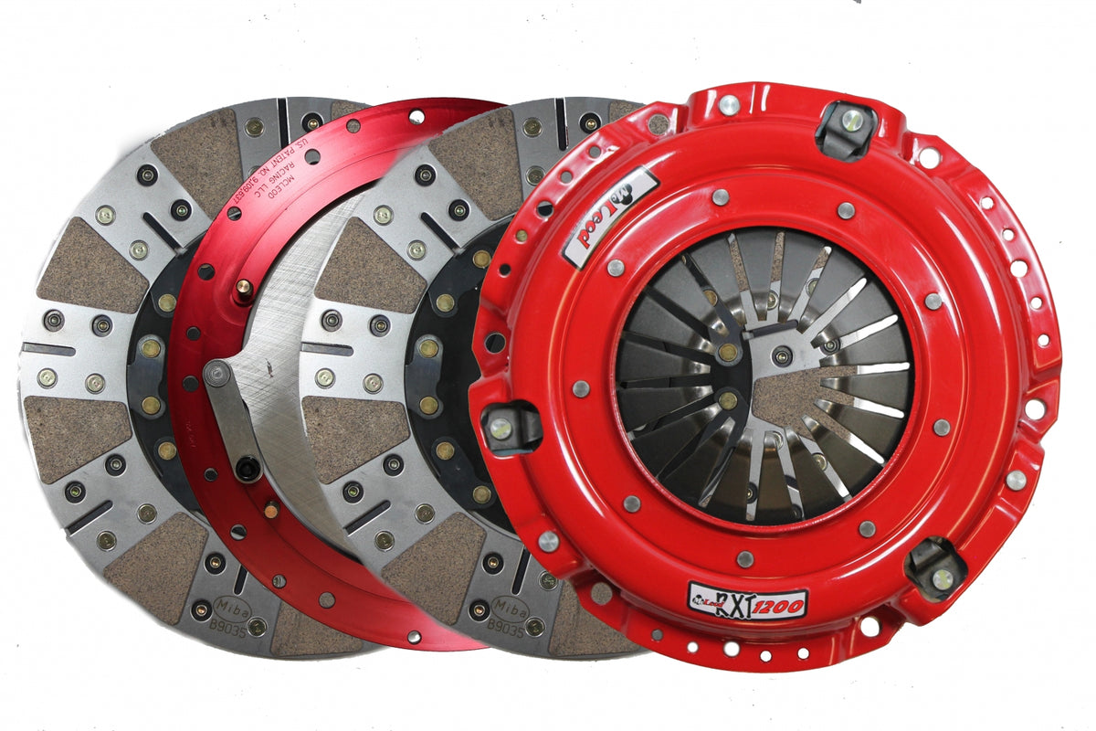 McLeod RXT 1200 Twin Disc Clutch Kit 24-25 Mustang GT w/Aluminum Flywheel (Calmer Mod. Trans Only) - 6339807HD