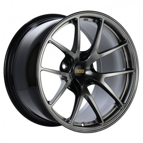 BBS RI-A 18x8.5 5x112 ET38 Diamond Black Wheel -82mm PFS Required - RIA036DB by BBS