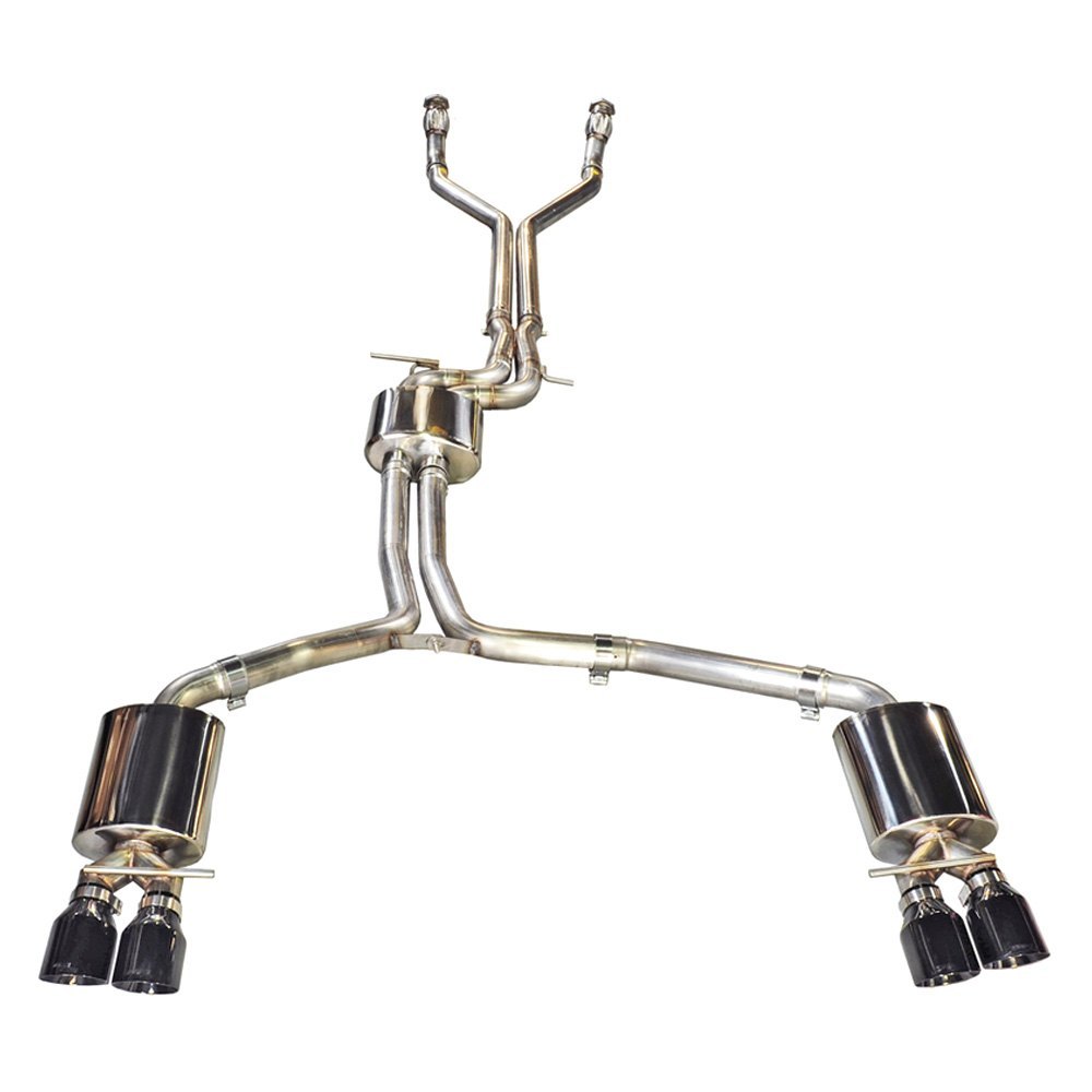 AWE Tuning Audi B8.5 S4 3.0T Touring Edition Exhaust System - Diamond Black Tips (102mm) - 3010-43012