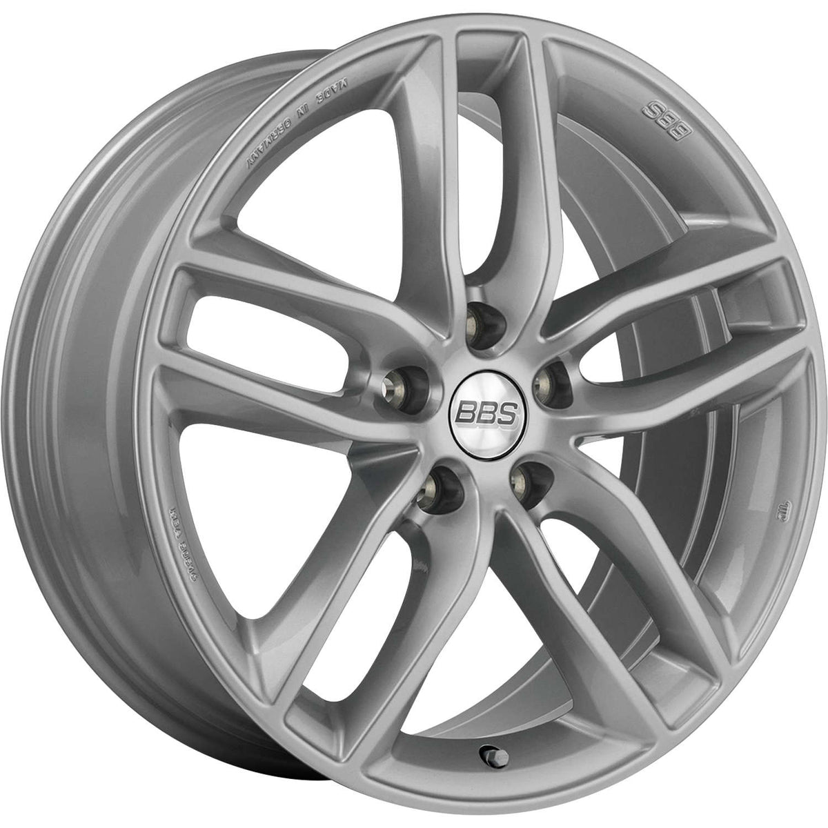 BBS SX 17x7.5 5x120 ET49 Sport Silver Wheel -72.5mm - SX0403SK