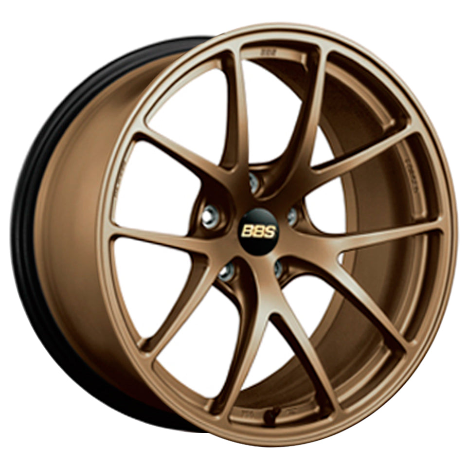 BBS RI-A 18x9.5 5x120 ET40 Matte Bronze Wheel -82mm PFS/Clip Required - RIA009MBZ
