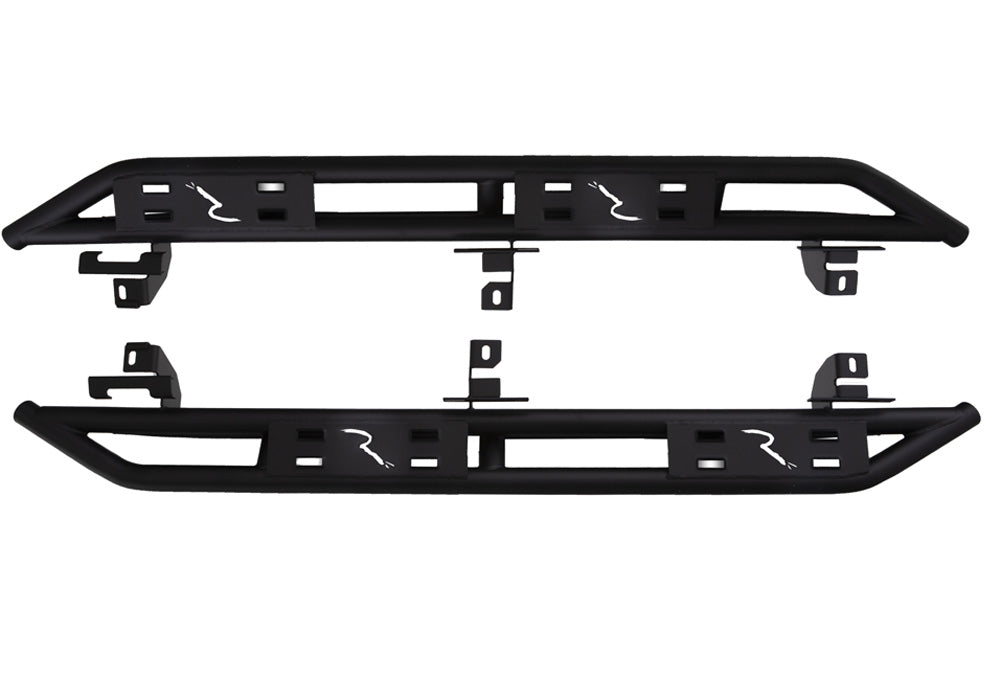 Rampage 2018-2019 Jeep Wrangler(JL) Unlimited Sport 4-Door Trail Crawler Step - Black - 88735