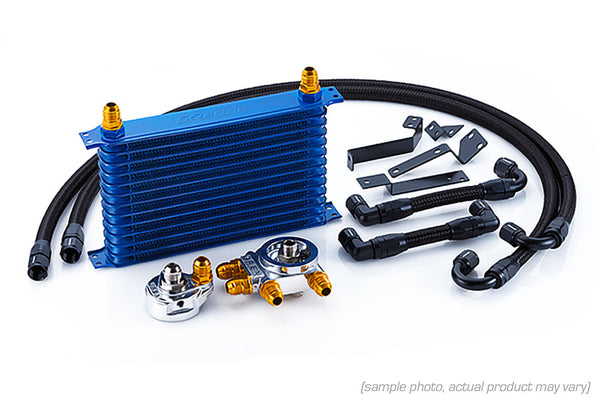 GReddy - GReddy Oil Filter Relocation Oil Cooler Kit(s) w/ 10-13-16row cores - 12024422