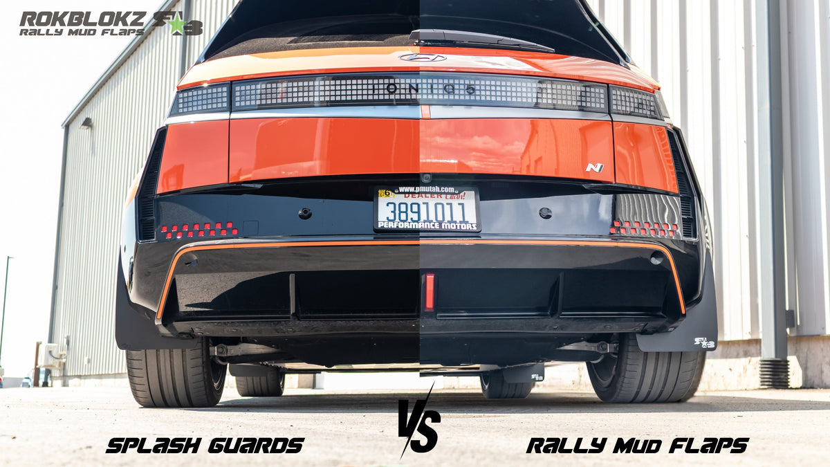 Rokblokz Rally Mud Flaps VS Splash Guards for the 2025 Hyundai Ioniq 5 N