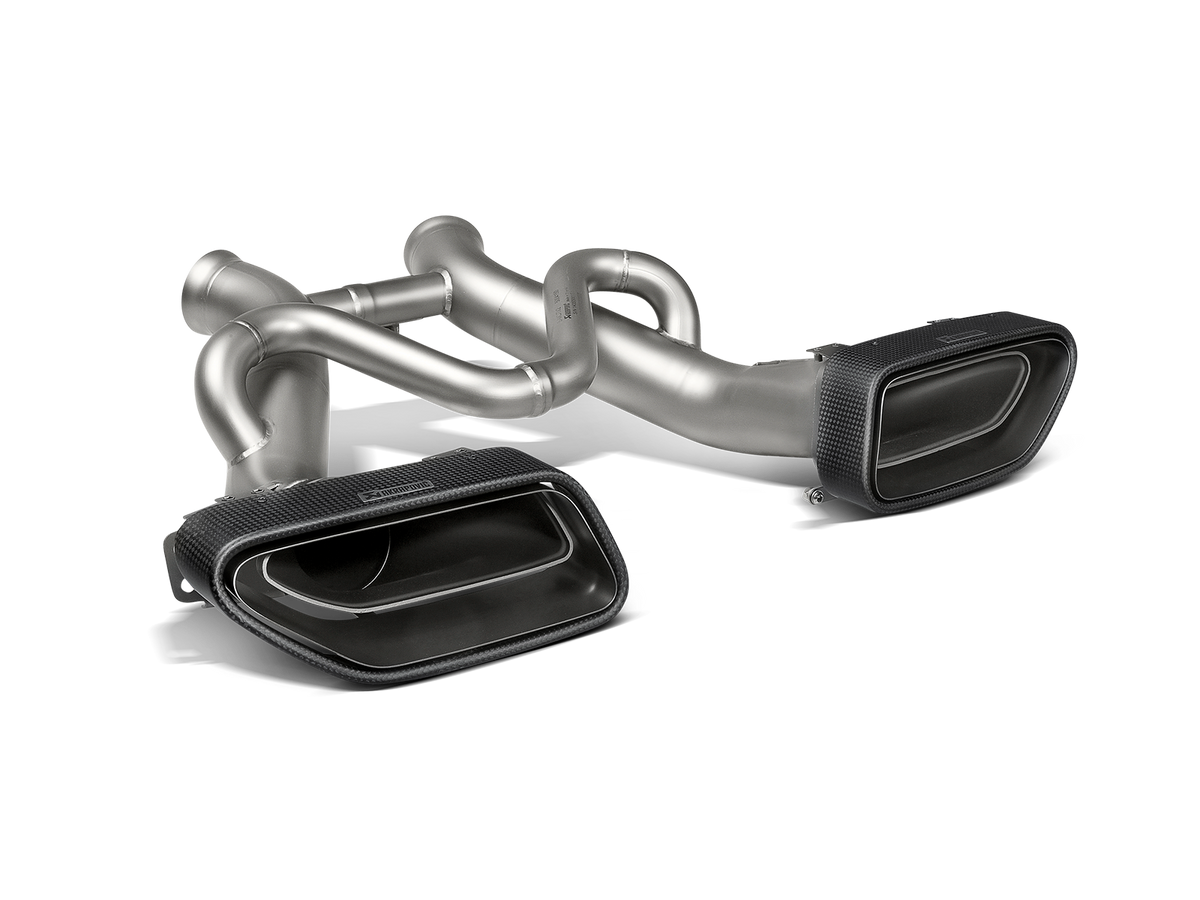 Akrapovic 14-17 McLaren 650S/650S Spyder Slip-On Line (Titanium) w/ Carbon Tips - S-MC/TI/2