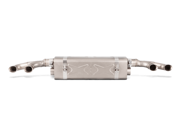 Akrapovic 16-17 Porsche 911 Turbo/Turbo S (991.2) Slip-On Line (Titanium) (Req. Tips/Diffuser) - S-PO/TI/6H