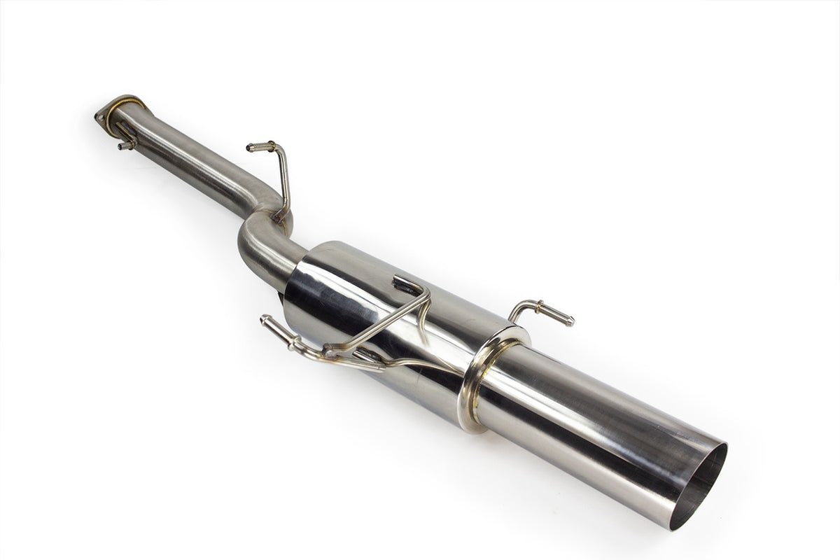 ISR Performance Series II - GT Single Exhaust System - Resonated - 95-98Nissan 240sx (S14) - IS-S2GTR-S14