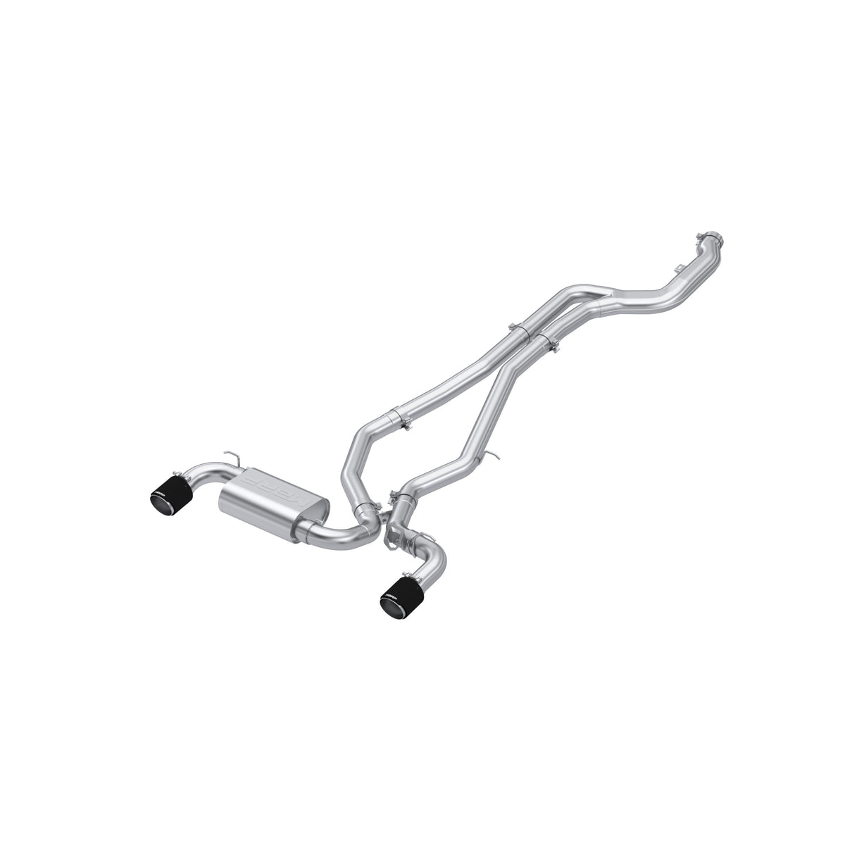 MBRP 2020+ Toyota Supra 3.0L 3in Catback Dual Rear Carbon Fiber Tips - T304 - S43003CF