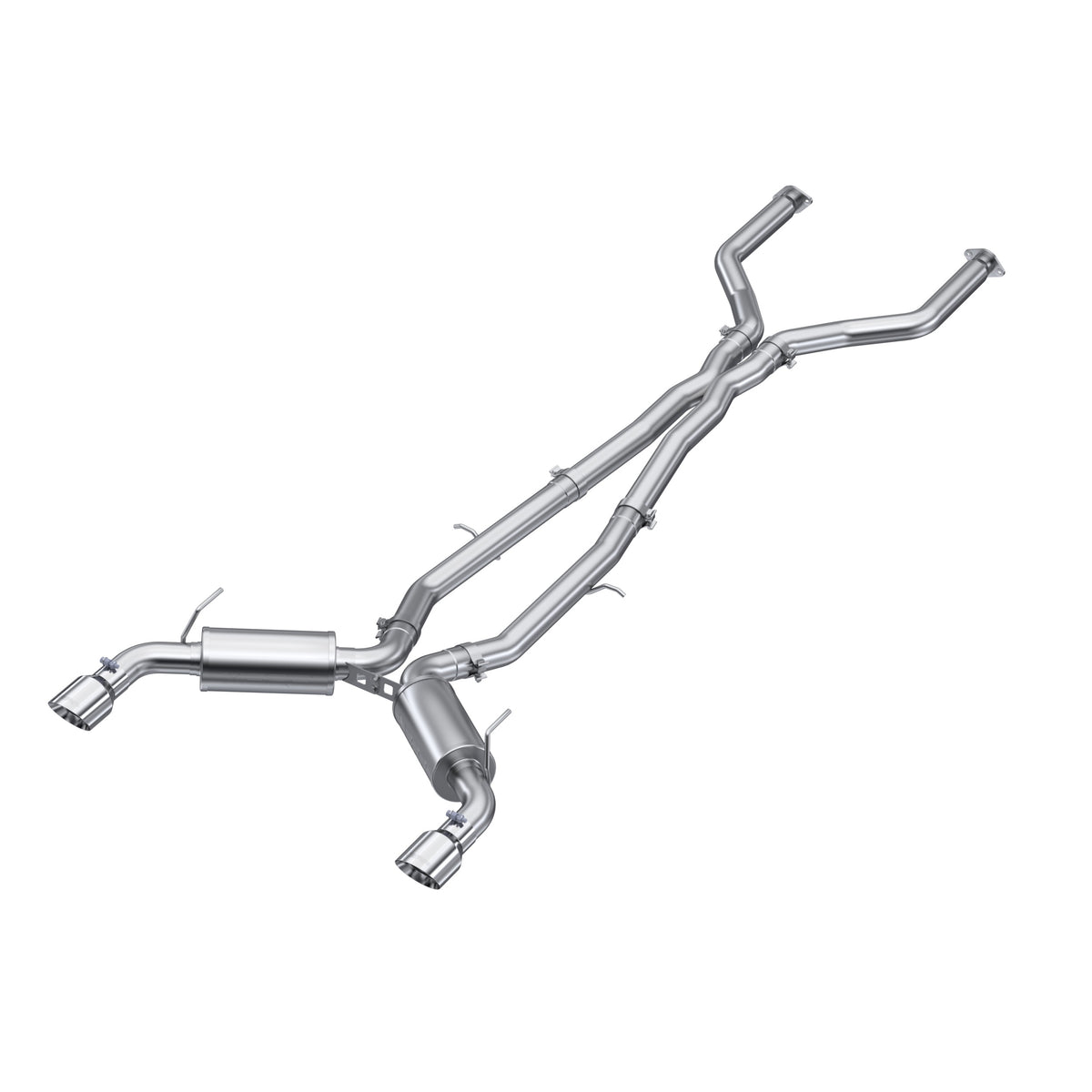 MBRP 16-22 Infiniti Q50 3.0L FWD/AWD 3in Cat Back w/ 4.5in OD Tips - T304 - S4400304