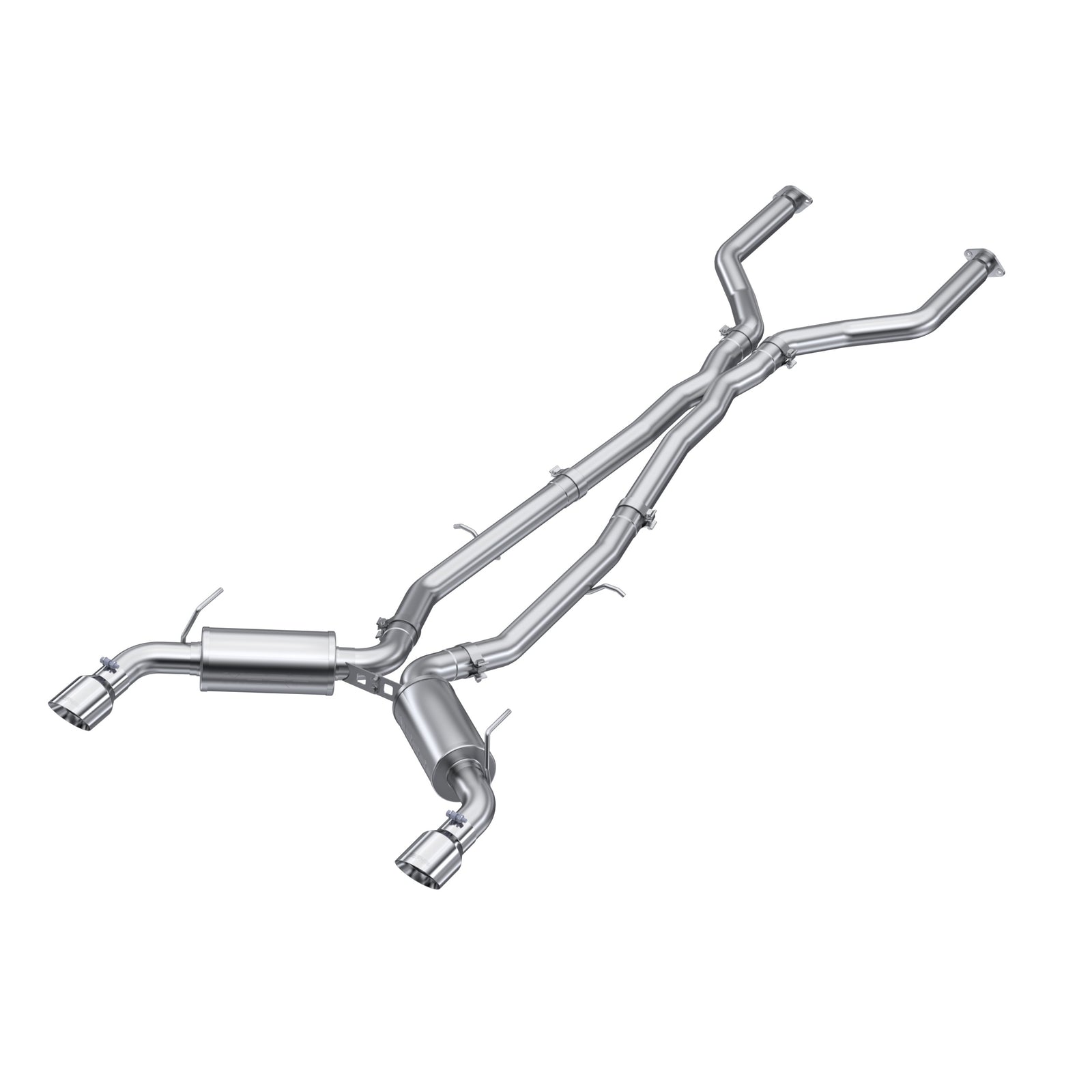 MBRP 16-22 Infiniti Q50 3.0L FWD/AWD 3in Cat Back w/ 4.5in OD Tips - T304 - S4400304