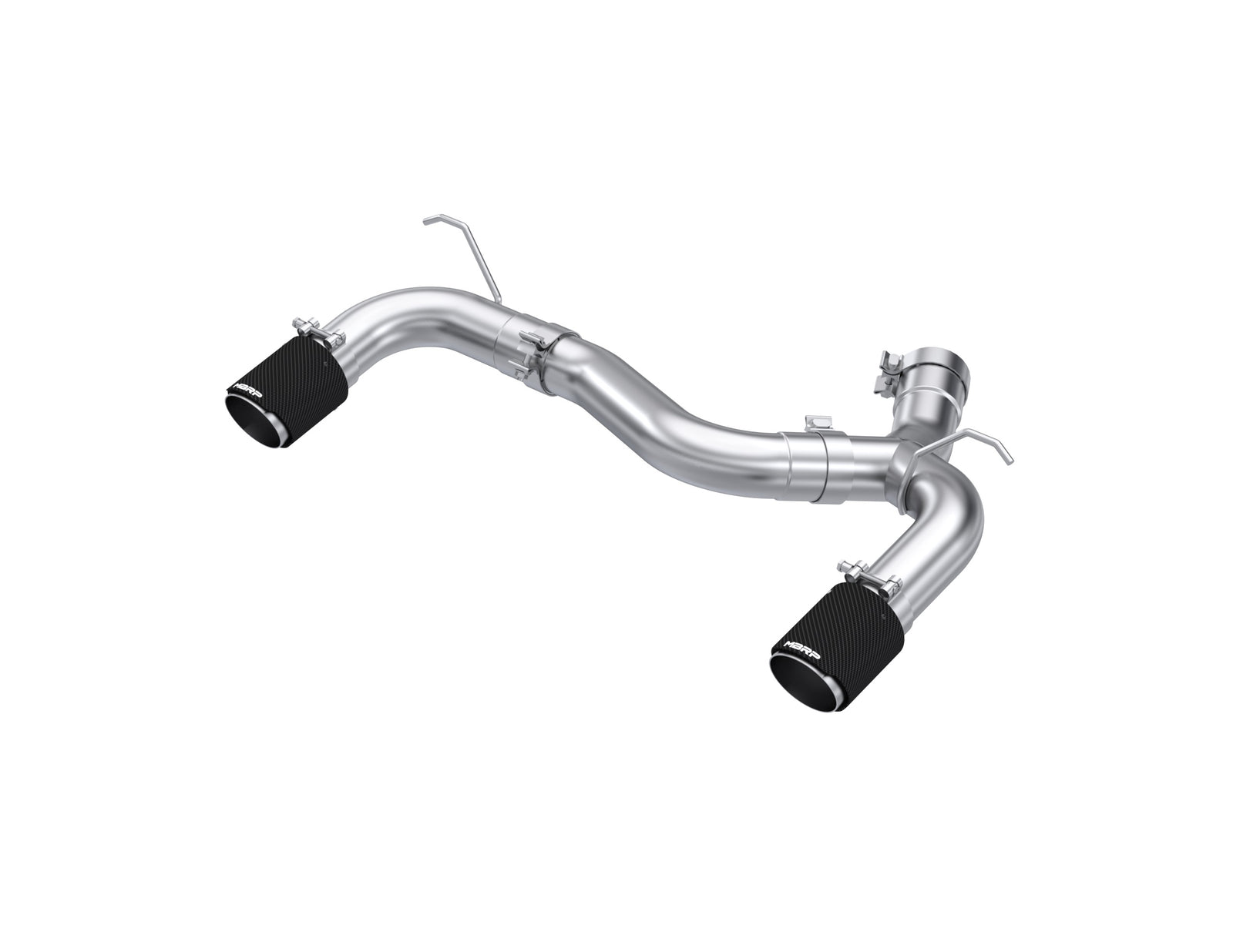 MBRP 17-21 BMW M240I 3.0L 3in Axle Back Dual Rear Exit w/ T304 SS Carbon Fiber Tips (Street Version) - S45003CF