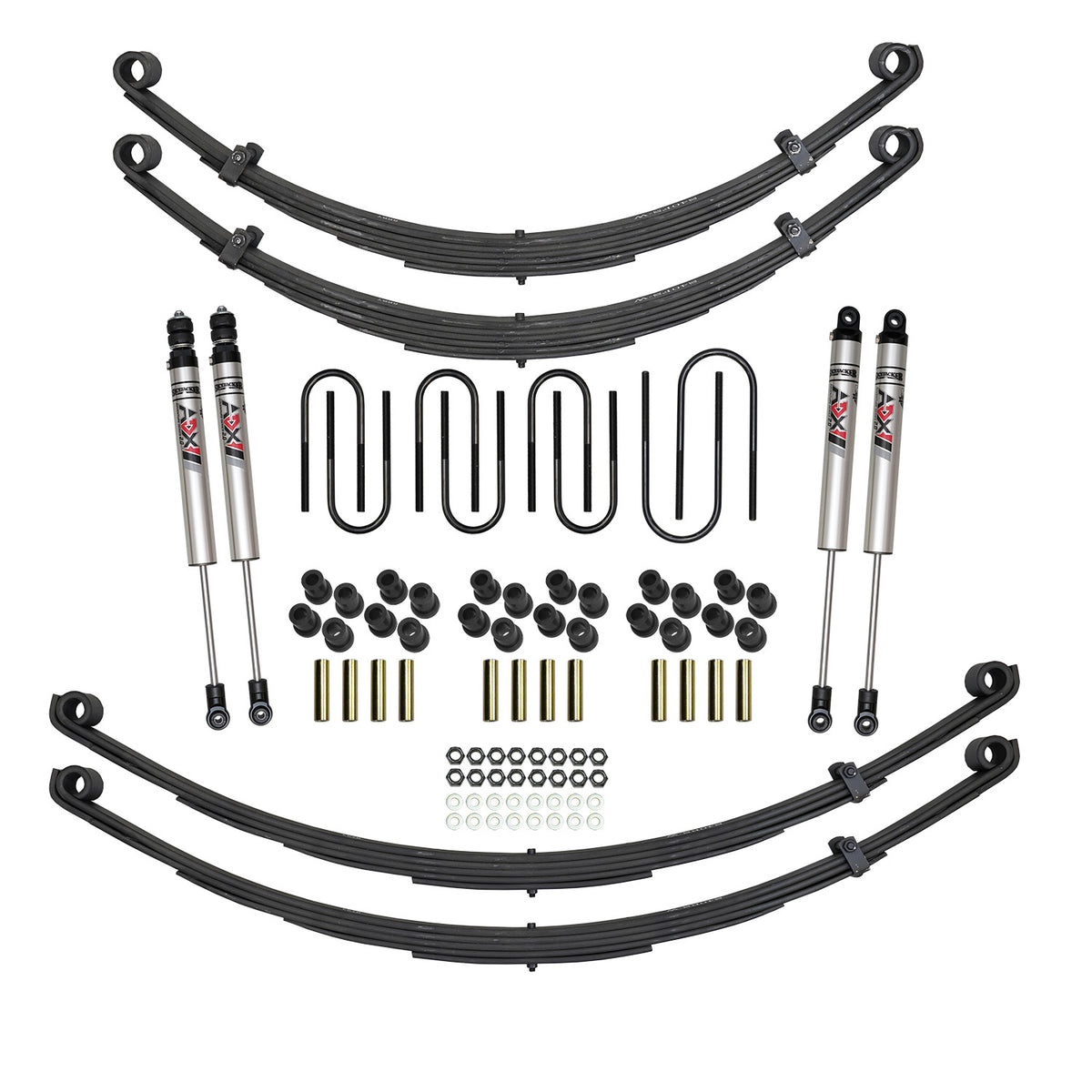 Skyjacker 74-80 Scout 2 Traveler 4 In Susp Lift Kit W/ Adx M2.0 Alum Monotube Shocks