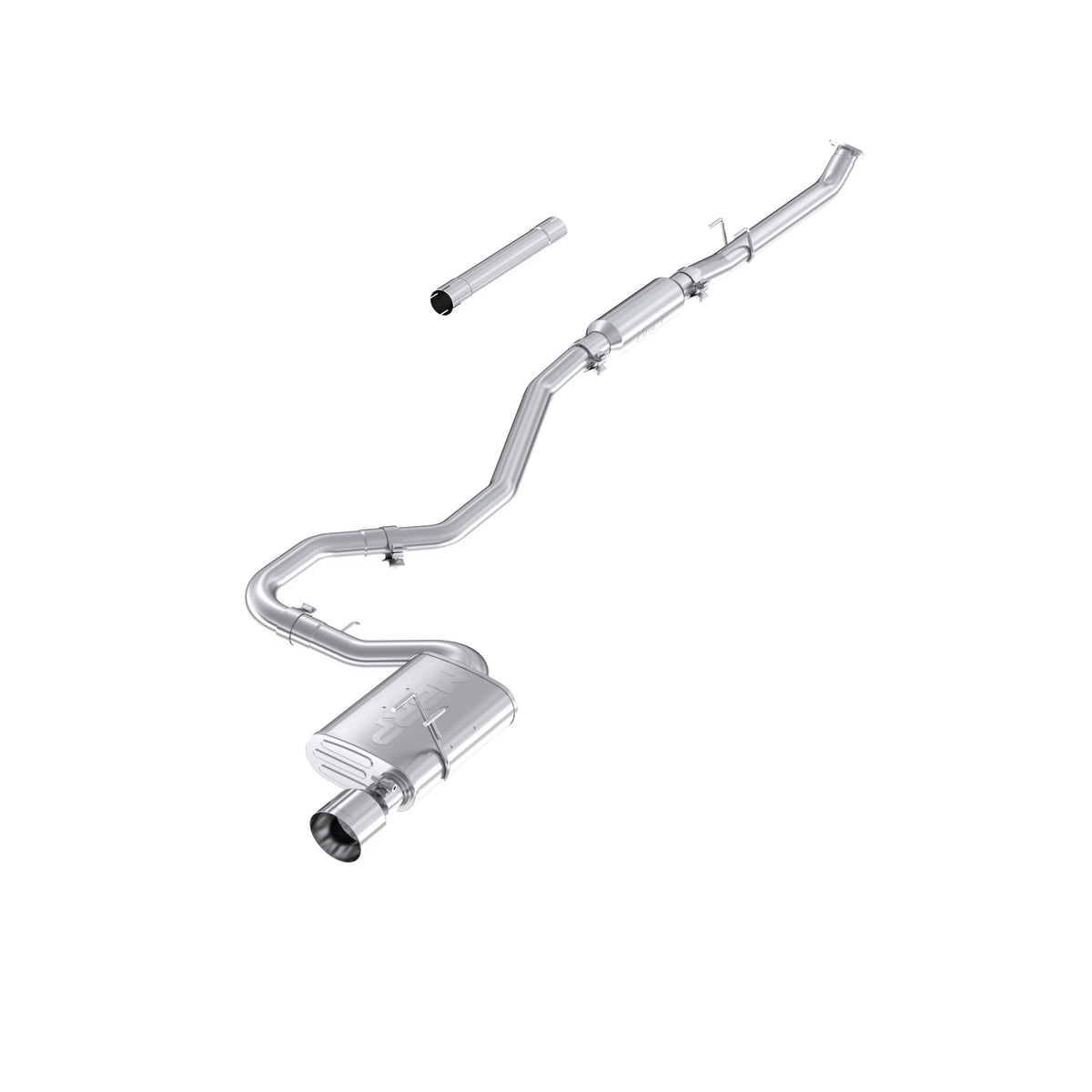 MBRP 22-26 Honda Civic Sport 3in OD Cat Back Single Rear Exit - AL - S4905AL