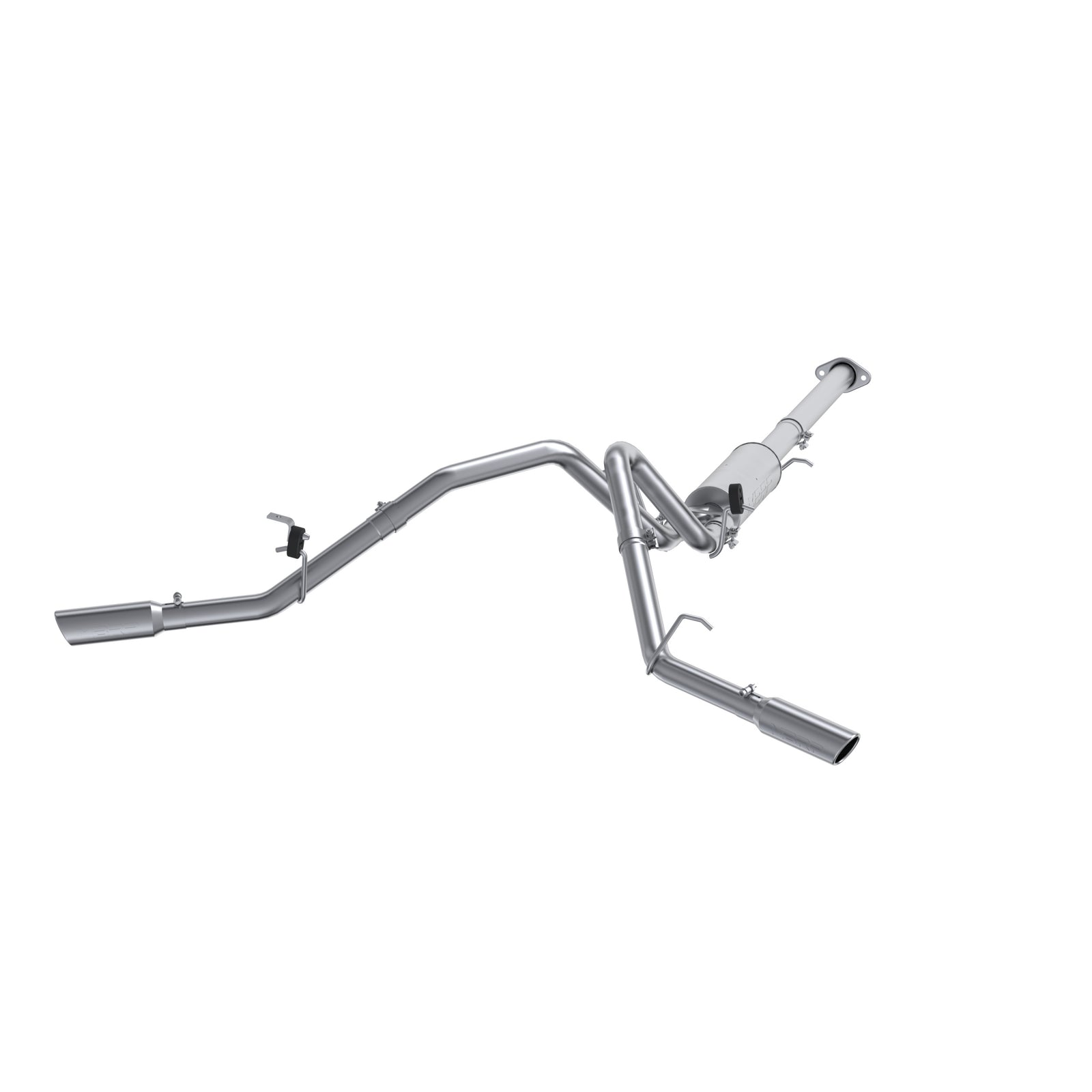 MBRP 2007-2008 Chev/GMC 1500 (Next Gen.) CC EC (excl. 8 bed) 4.8/5.3L/6.0L Cat Back Dual Split - S5038AL