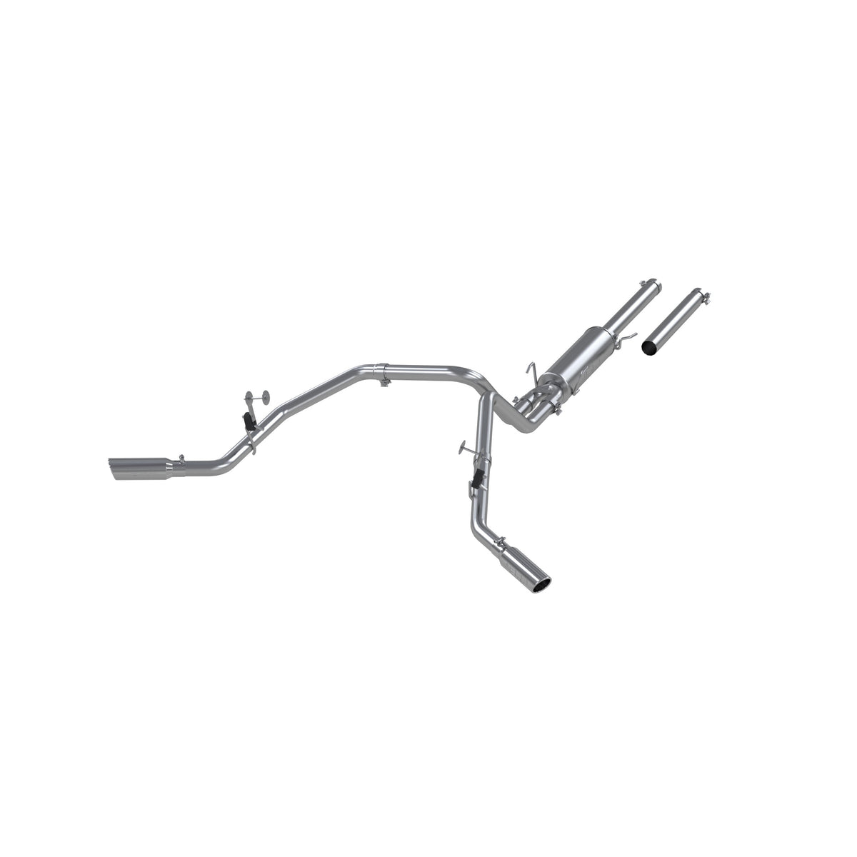 MBRP 2004-2005 Dodge Ram Hemi 1500 5.7L SC/CC-SB Cat Back Dual Split Side - S5114AL