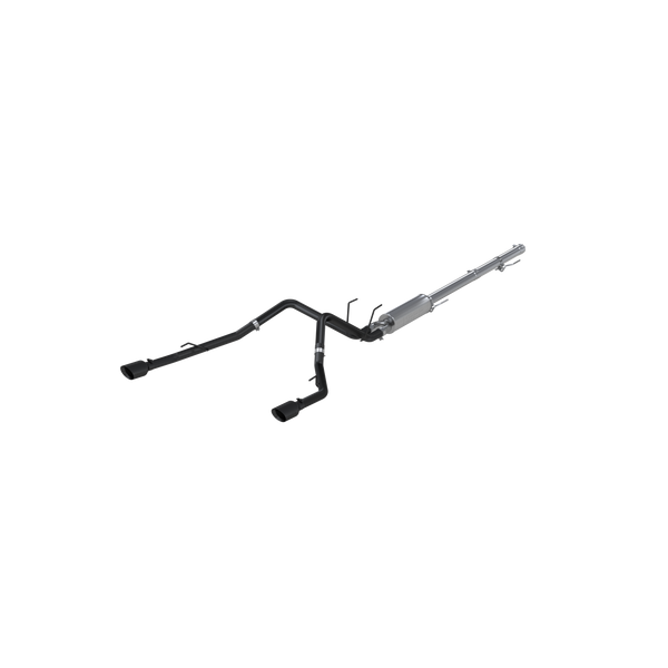 MBRP 09-14 Dodge Ram 1500 5.7L Cat-Back Dual Split Rear (Through Stock Bumper) AL - Black - S5146BLK