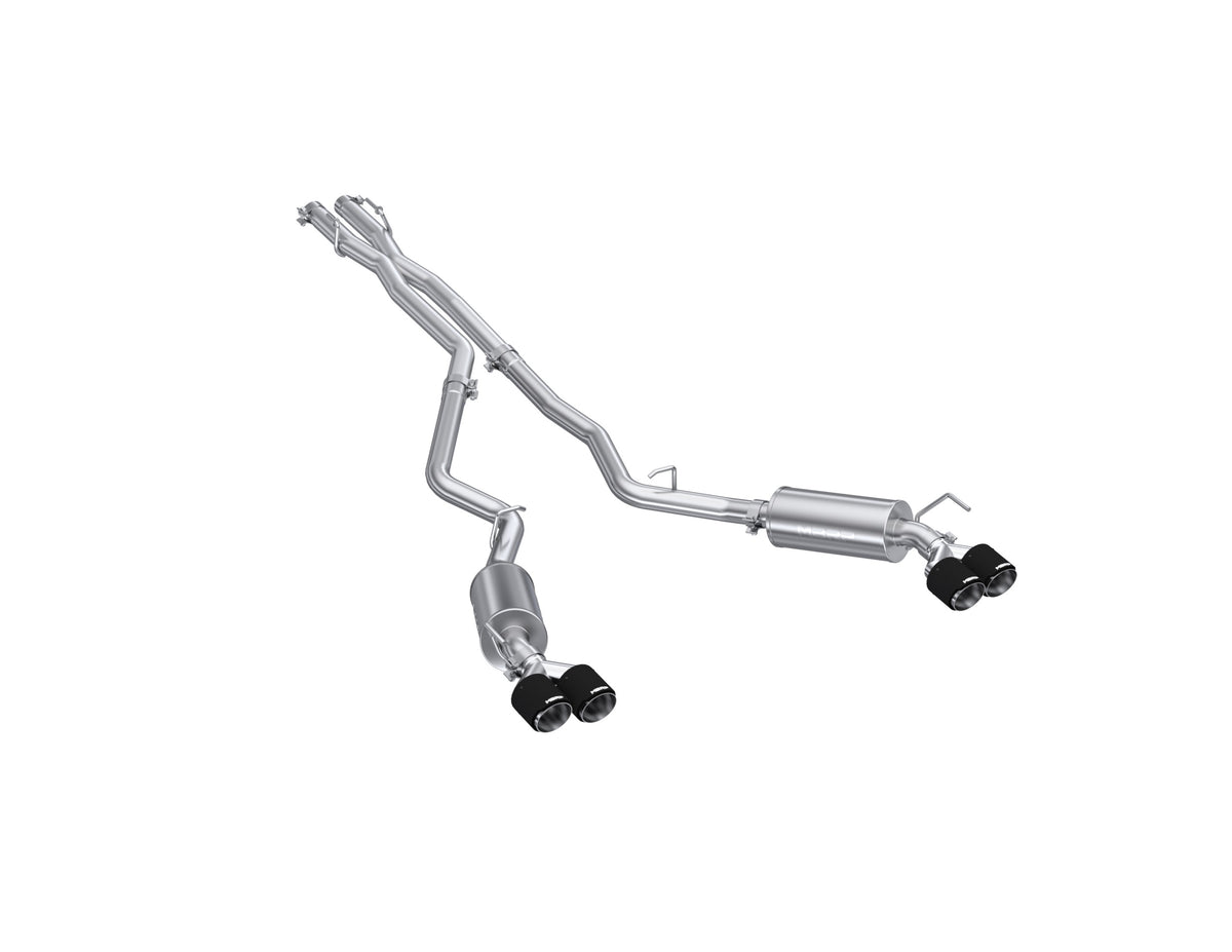 MBRP 20-24 Ford Explorer ST 3.0L Ecoboost SS 2.5in Dual Rear Exit w/ Carbon Fiber Quad Tips - T304 - S52053CF