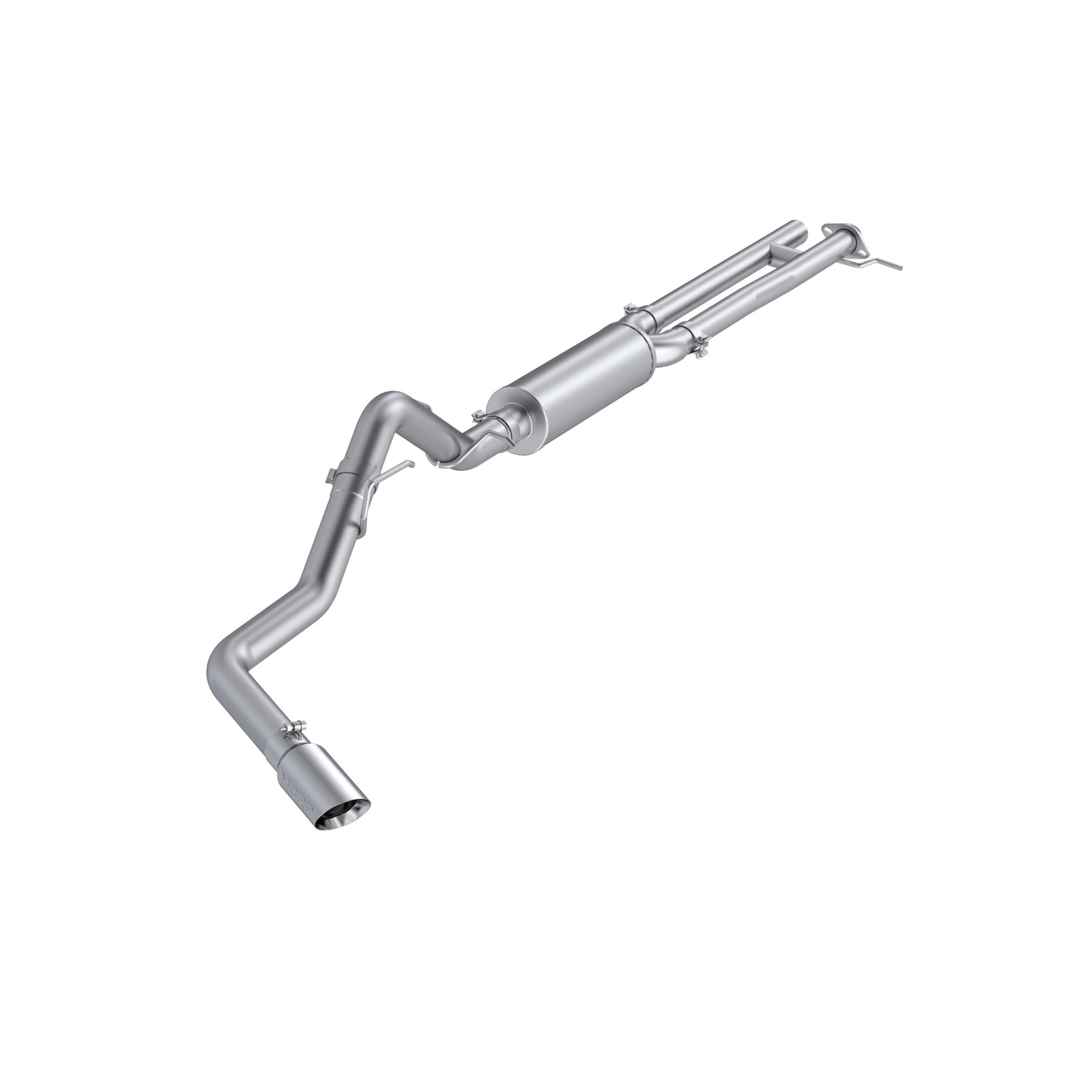 MBRP 2024+ Ford Ranger 2.7L 2.5 into 3in Single Side Exit Cat Back - T304 - S5272304