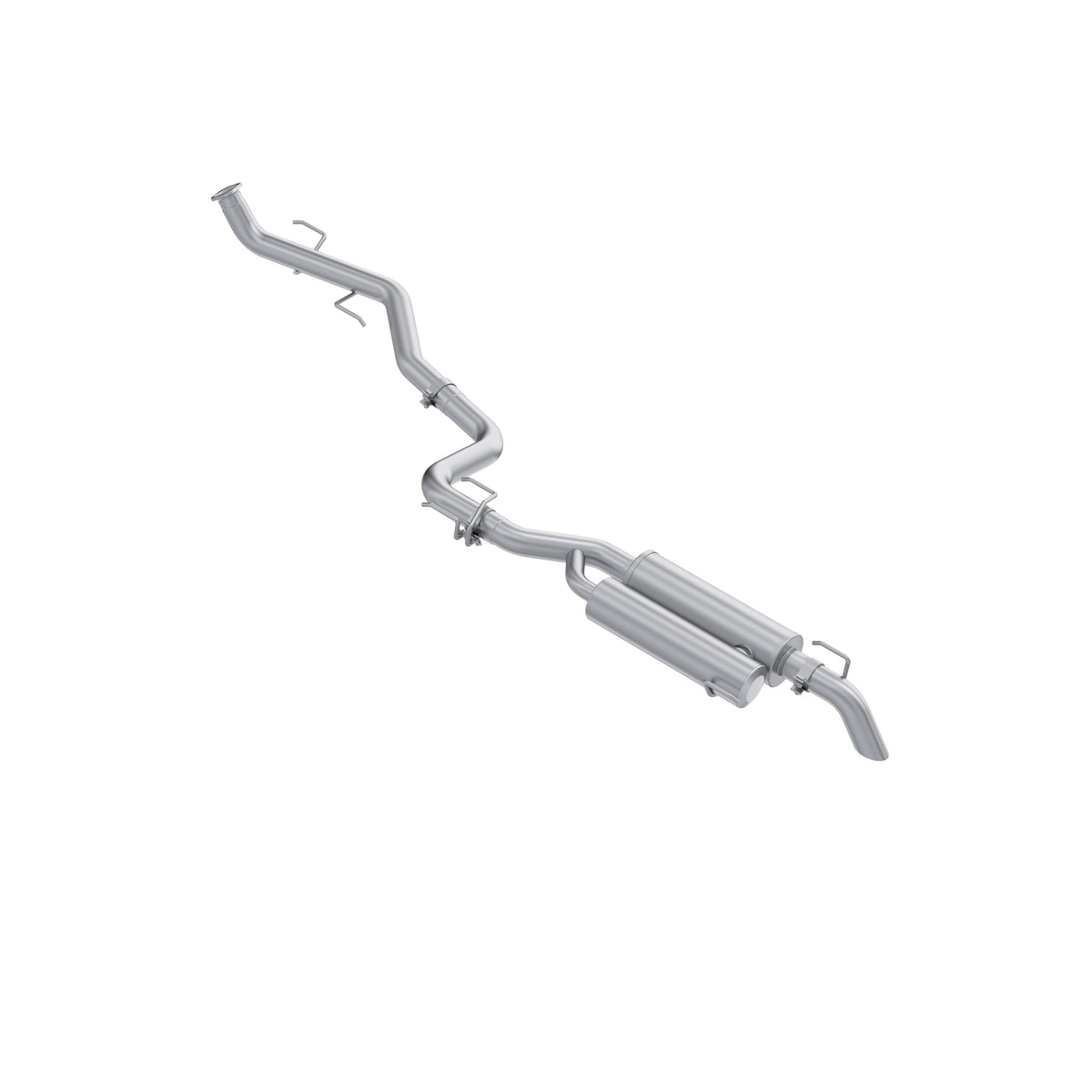 MBRP 24-25 Toyota Tacoma 3in Street Profile Cat Back Exhaust - S5325AL