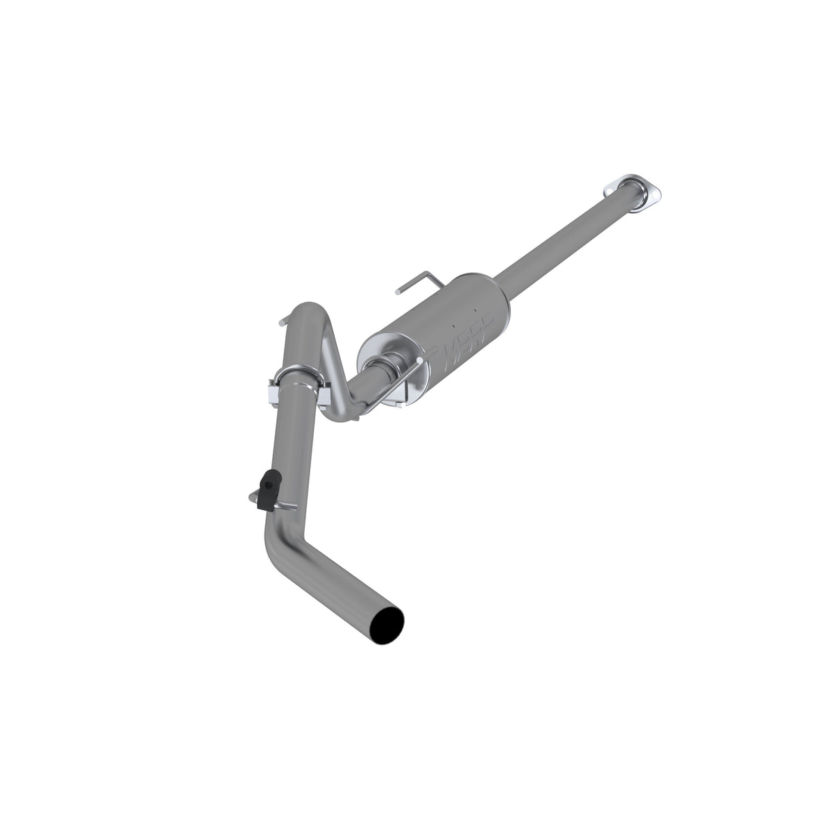 MBRP 2005-2015 Toyota Toyota Tacoma 4.0L EC/CC Cat Back Single Exit AL P Series Exhaust - S5326P