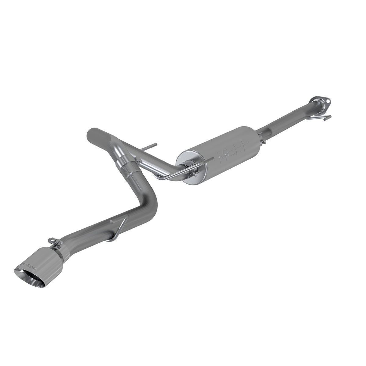 MBRP 10-18 Toyota 4 Runner AL 4in O.D Tip Single Rear Exit 2.5in Cat Back Exhaust - S5342AL