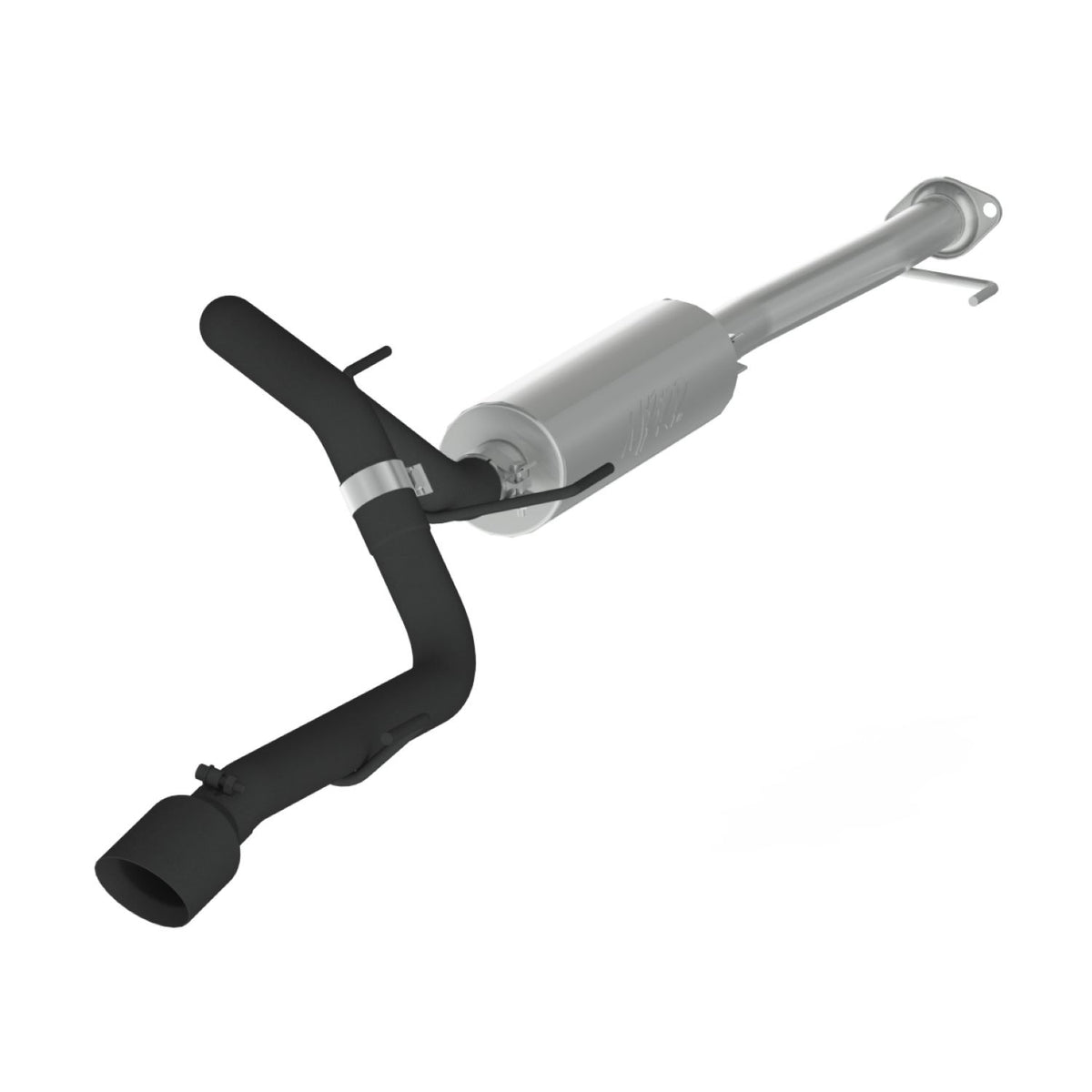 MBRP 10-18 Toyota 4 Runner BLK 4in O.D Tip Single Rear Exit 2.5in Cat Back Exhaust - S5342BLK