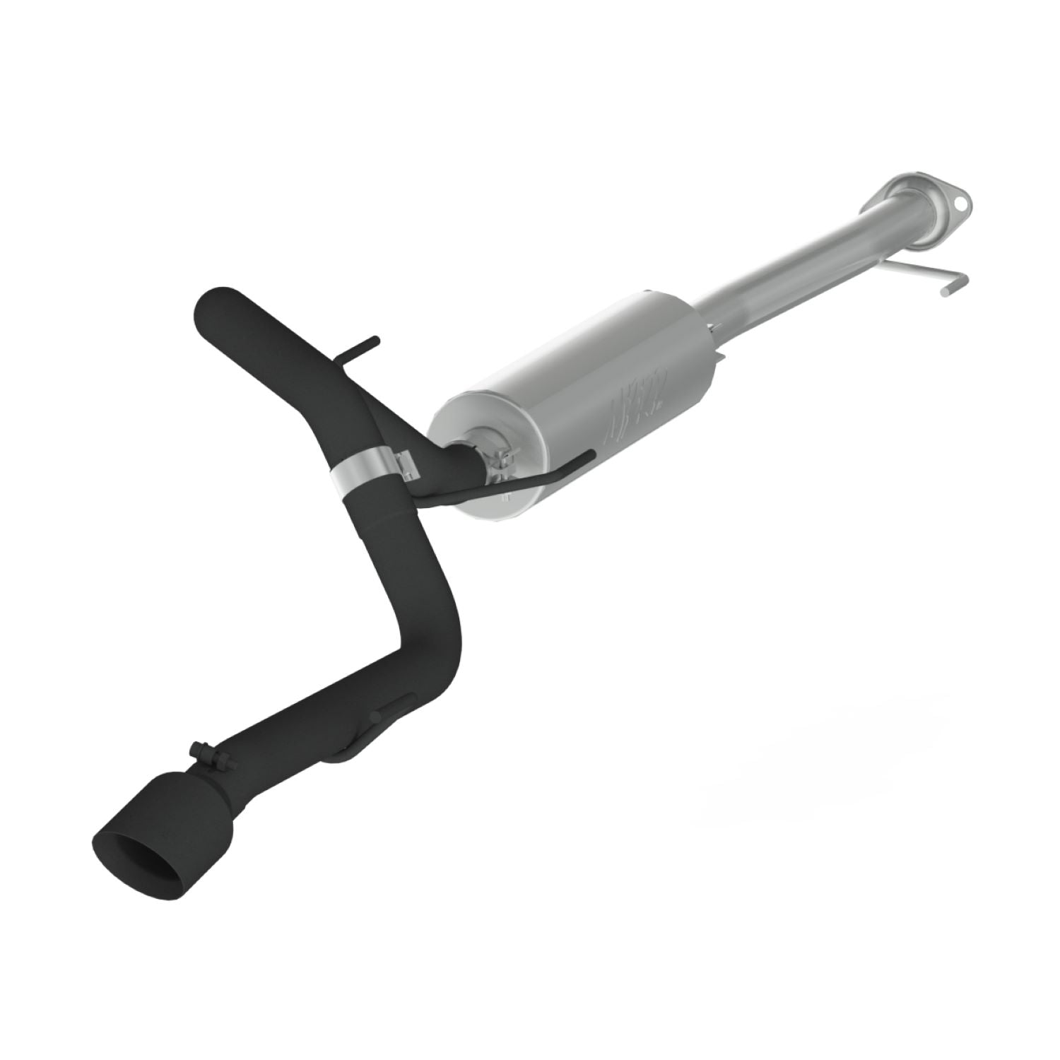 MBRP 10-18 Toyota 4 Runner BLK 4in O.D Tip Single Rear Exit 2.5in Cat Back Exhaust - S5342BLK