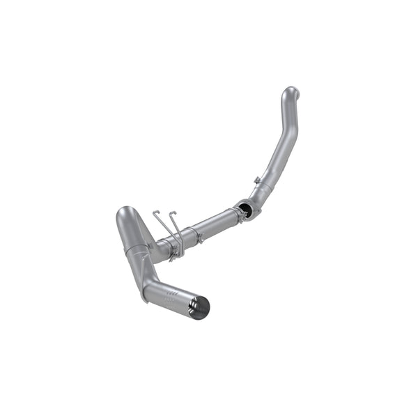 MBRP 08-10 F250/F350/F450 6.4L PS AL Steel 4in Filter-Back Single Side - No Muffler w/ DP - S6282PLM