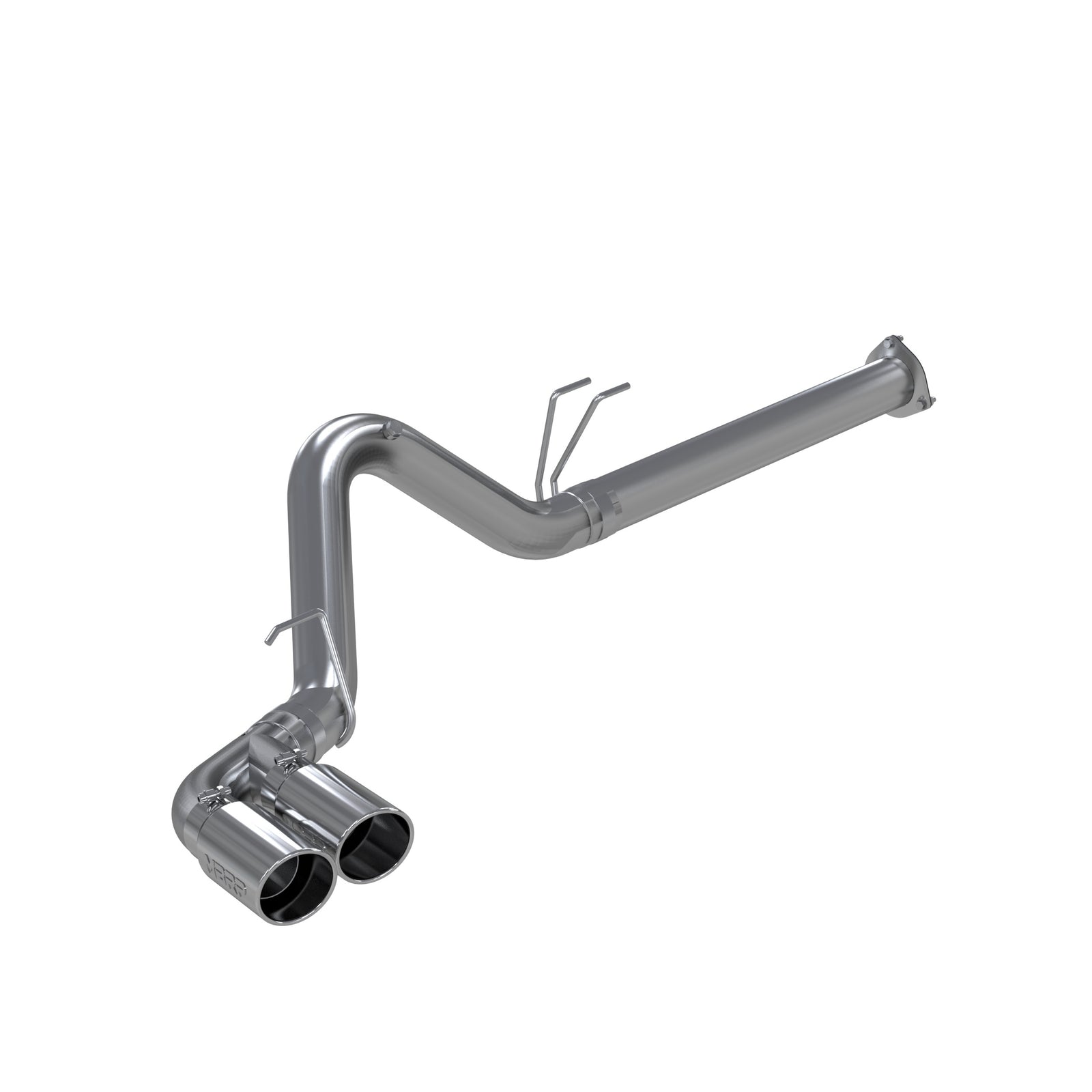 MBRP 2015 Ford F250/350/450 6.7L 4in Filter Back Dual Single Side Exit 5in Tips T409 Exhaust - S6288409